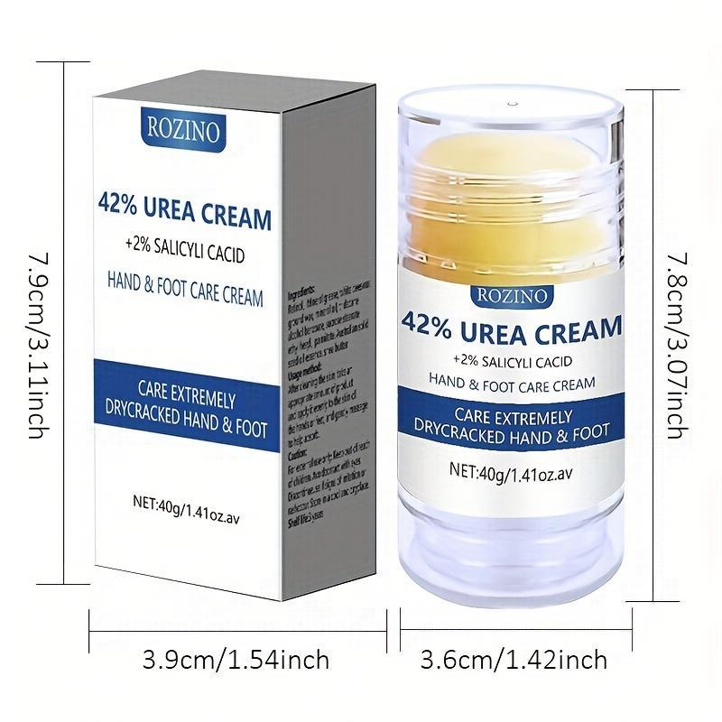 42% Urea Cream + 2% Salicylic Acid Hand & Foot Care Cream (1 Box), Hydrating Hand & Foot Skin Care Lotion, Preventing Chapping, Desalting Calluses, Moisturizing Foot Hand Skincare Product