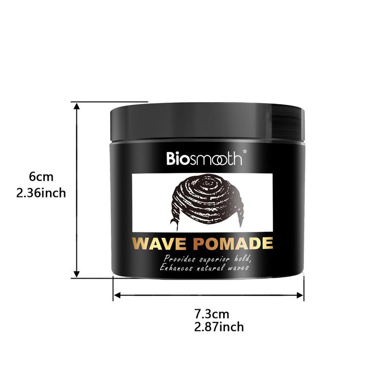 Moisturizing Wave Pomade, Hair Styling Pomade for Men, Hair Care Product for Dry & Damaged Hair, Professional Hair Styling Product for Men, Hair Products