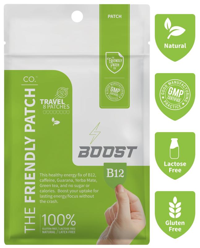 The Friendly Patch Boost energy Patch - Travel 8 Pack