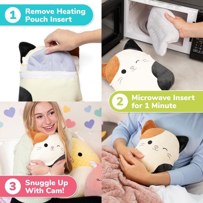 Squishmallows Cam Heating Pad -- Heating Pad for Cramps by Relatable, Gifts for girls