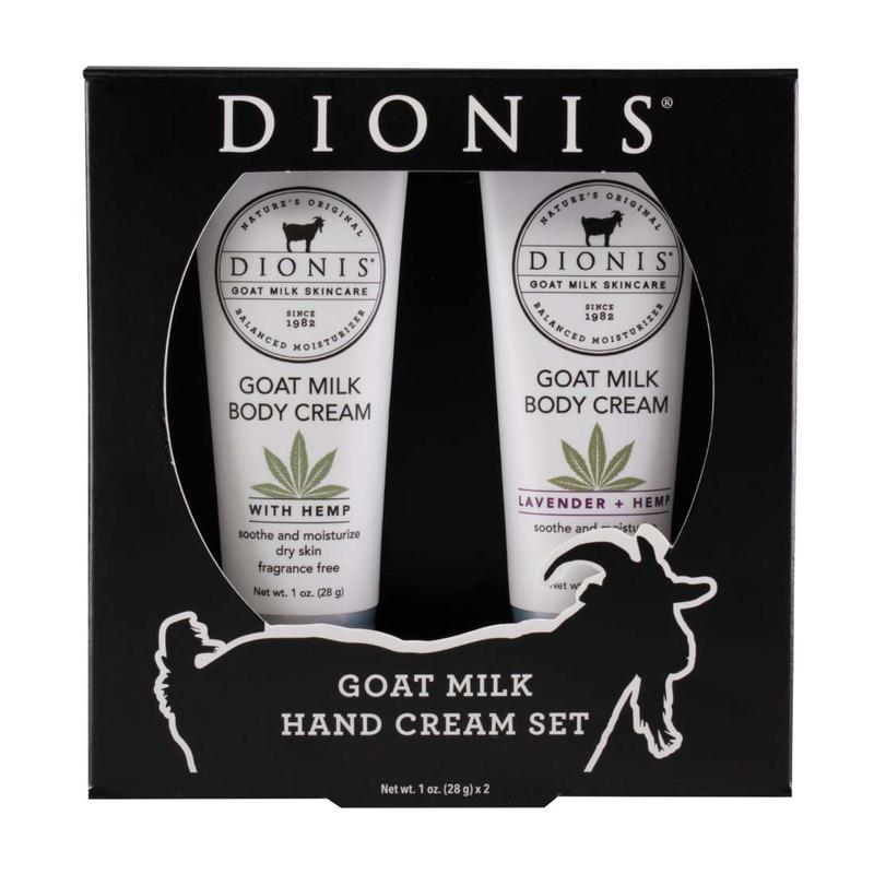 Dionis Hemp Goat Milk Hand Cream Duo 1 oz x 2