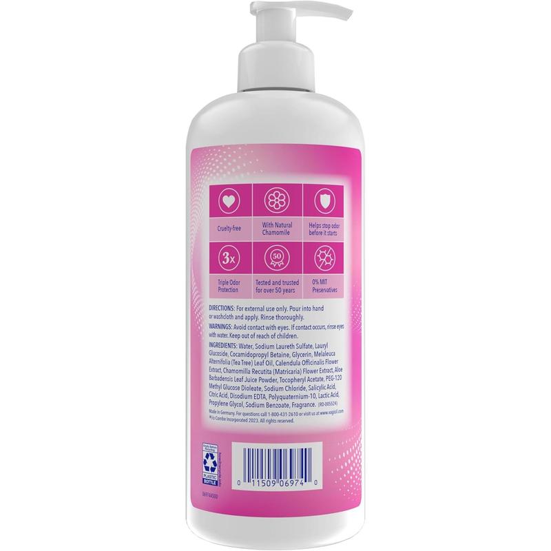 Feminine Wash for Intimate Area Hygiene, Odor Block, Gynecologist Tested, Hypoallergenic, 16.9 Oz with Pump No brand