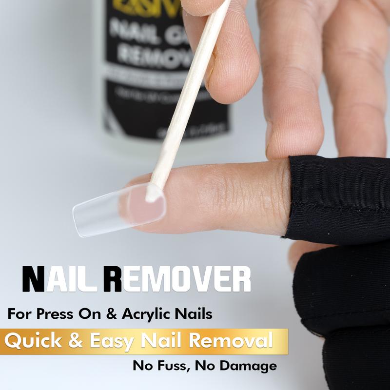 Nail Remover for Press On Nails, Acrylic Nails & Glue On Nails - 50mL Non-Acetone, Gentle & Odorless Debonder Serum Nail glue remover. 50ml