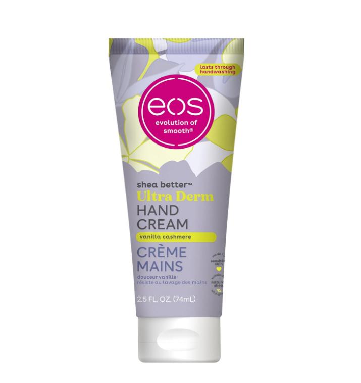 eos Shea Better Hand Cream - Vanilla Cashmere | Instant Hydration + Lasting Protection | 2.5 oz Lotion