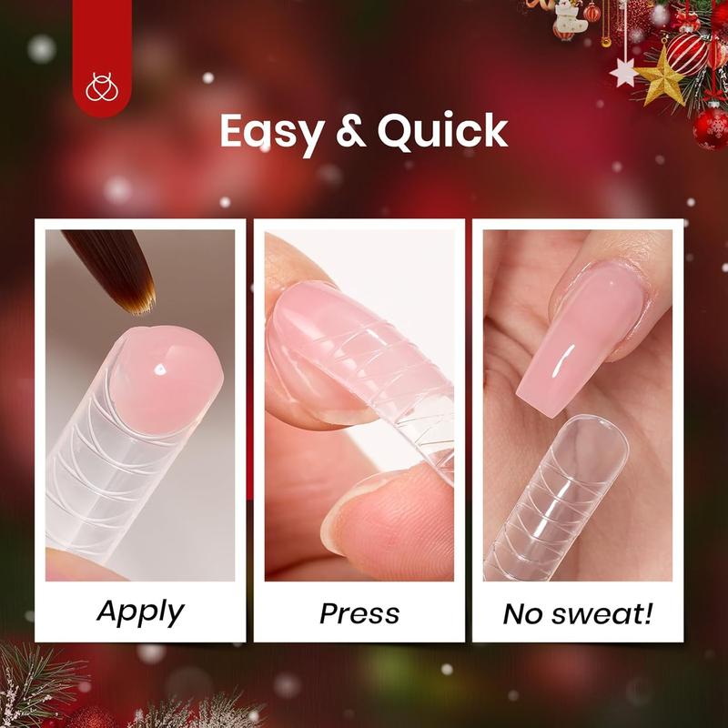 Beetles Advent Calendar 2024 Christmas Nail Extension Gel Kit Gift for Women Girls