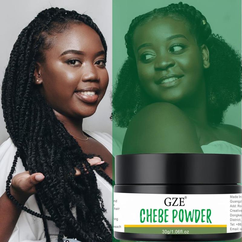 Chebe Powder, Natural Hair Strengthening Powder  for Women & Men, Moisturizing Hair Care & Styling Product for Dry Hair