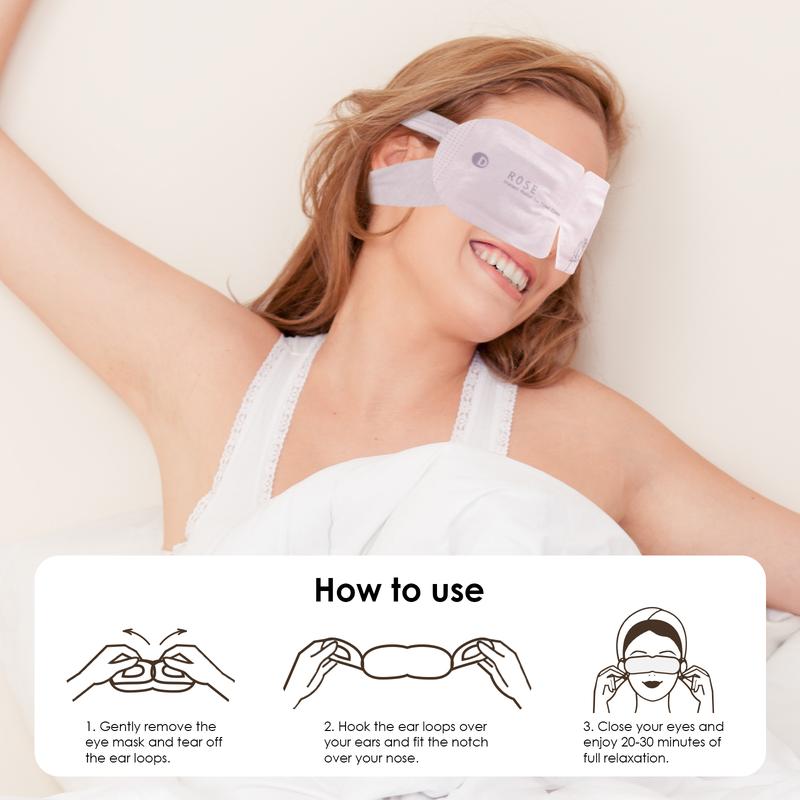 Ditoi Heated Steam Eye Mask For Dry Eyes 20-30 Minutes Self Hot Warm Eye Mask Lightweight Relaxing