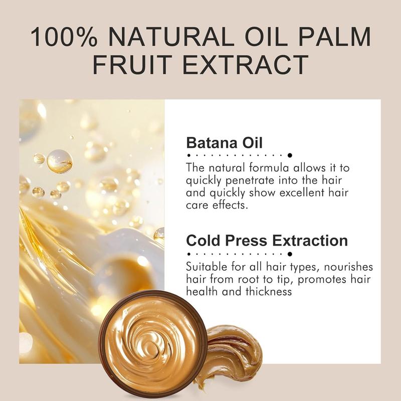 100% Natural Bataona Oil 120ml, 1 Box Moisturizing Hair Care Oil, Organic Raw Batana Oil for Hair, Promote Hair Thickness Deeply Hydrate Dry Hair, Hair Care Products, Birthday Gifts, Mens Gifts