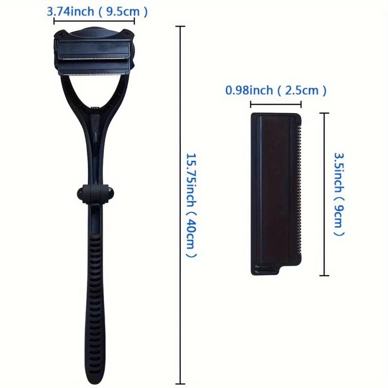 Back Shavers For Men: The DIY Back Hair Shaver For Men With Safety Blade Technology & Ergonomic Handle, Wet Or Dry Shaving (Extra Blades Included)