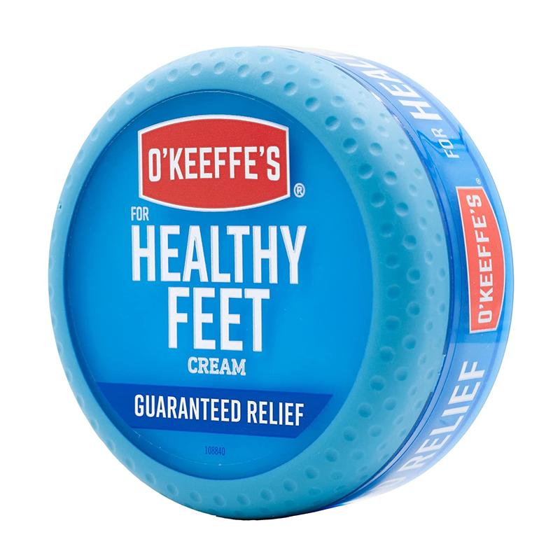 O'Keeffe'S for Healthy Feet Foot Cream; Guaranteed Relief for Extremely Dry; Cracked Feet; Instantly Boosts Moisture Levels; 3.2 Ounce Jar; (Pack of 1) O'Keeffe's