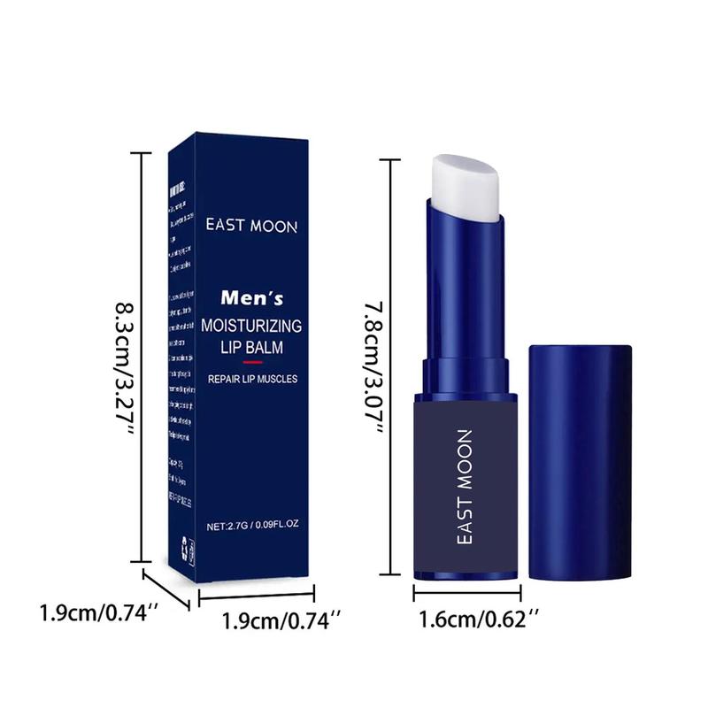 Moisturizing Lip Balm for Men, Hydrating Lip Care Balm for Soothing Dry Skin, Nourishing Personal Lip Care Product for Daily Use