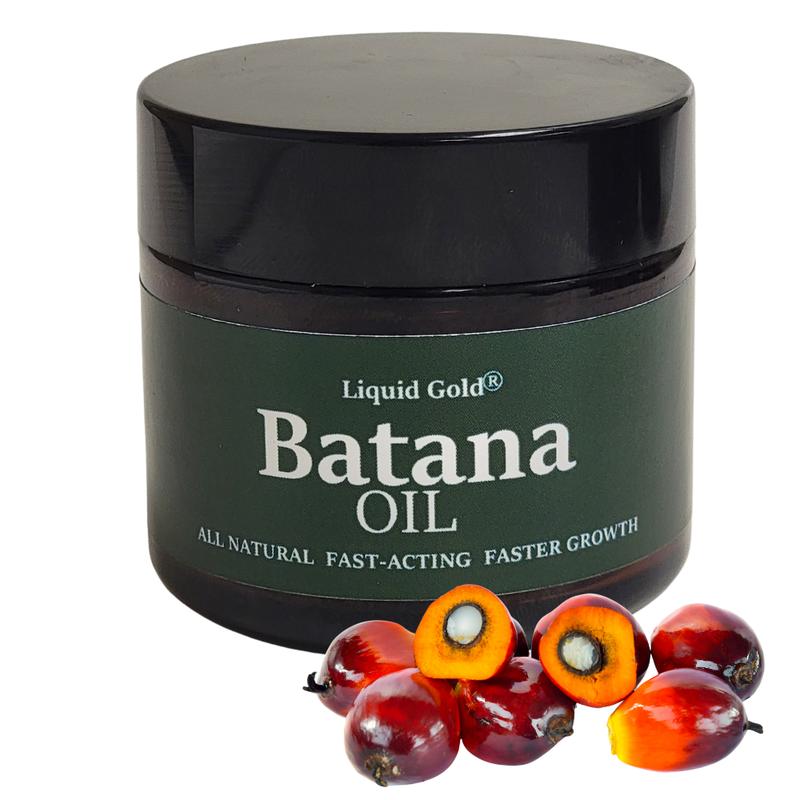 Liquid Gold 100% Unrefined Raw Batana Oil from Honduras for Thicker Fuller Healthy Hair Glass Jar 2oz