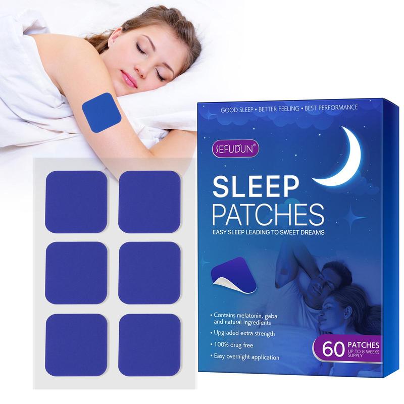 Sleep Aid Patch, 1 2counts Natural Magnesium Sleep Patch, Sleep Aid Patch for Improving Sleep Quality, Body Can Quickly and Effectively Absorb, Christmas Gift