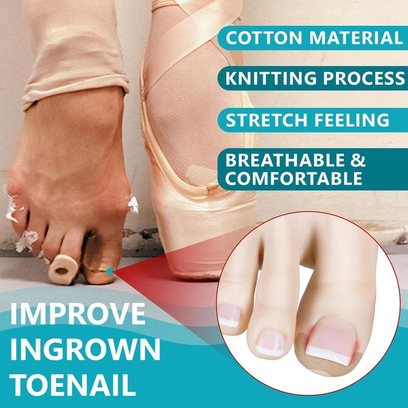 Ingrown Toenail Patches, 120pcs Corrective Patches with 2 Counts Manicure Tools, Convenient and Quick To Improve Ingrown Toenails