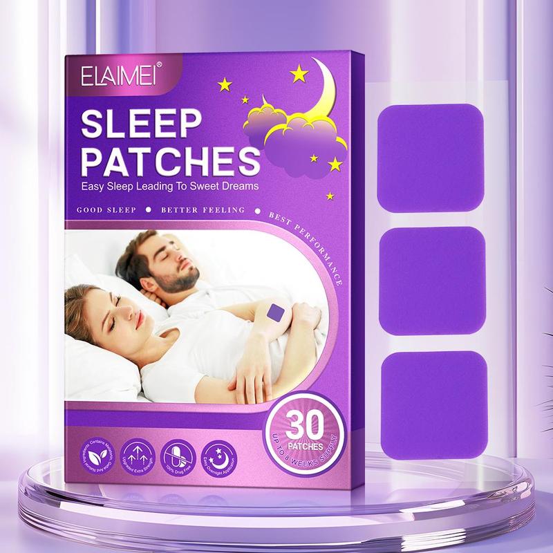 Sleep Aid Patch, 30pcs box Deep Relaxation Sleep Patch, Sleep Care Patches for Christmas Gift, Personal Care Product for Women & Men