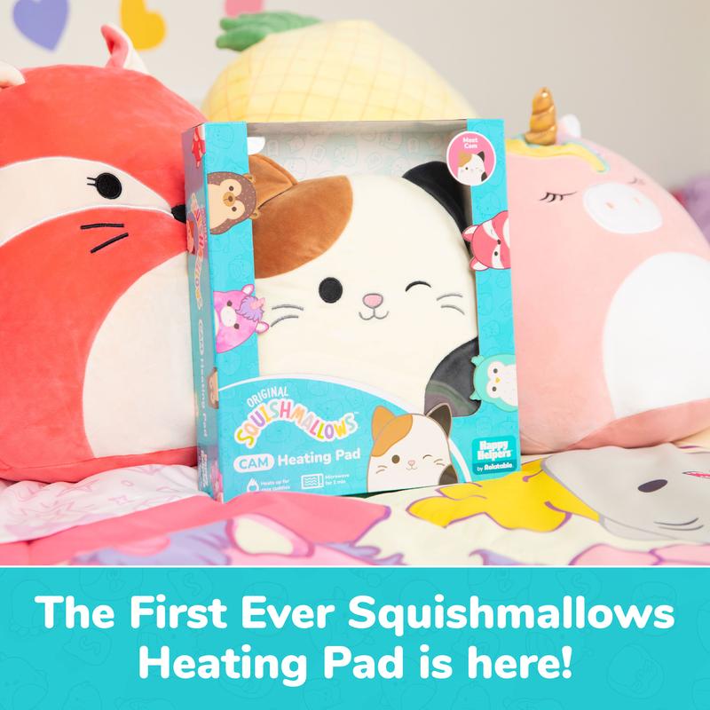 Squishmallows Cam Heating Pad -- Heating Pad for Cramps by Relatable, Gifts for girls