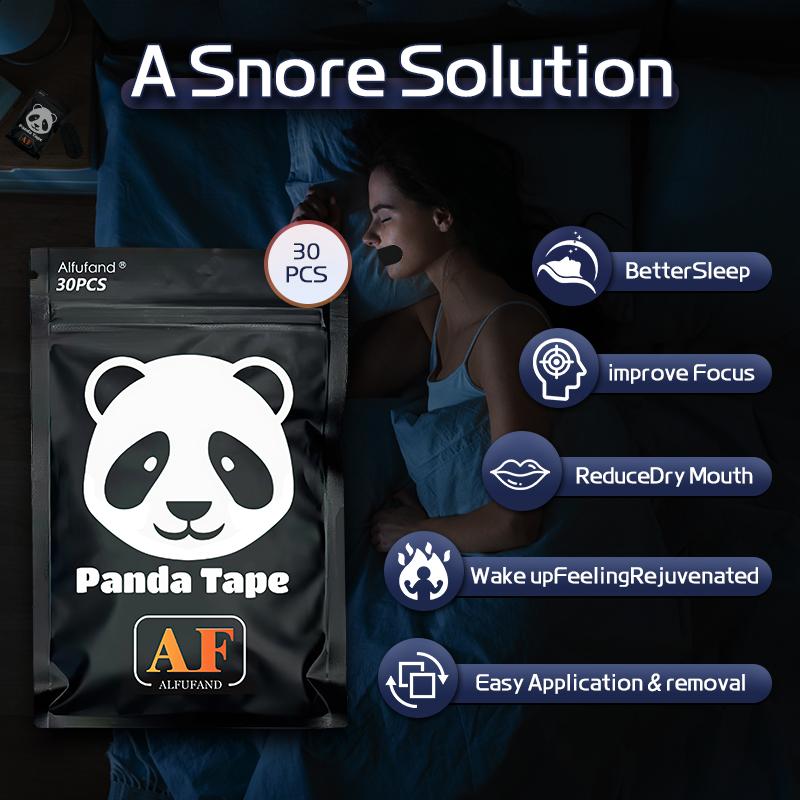 Panda Mouth Tape (30 Pack)  Anti Snoring Sleep Comfort