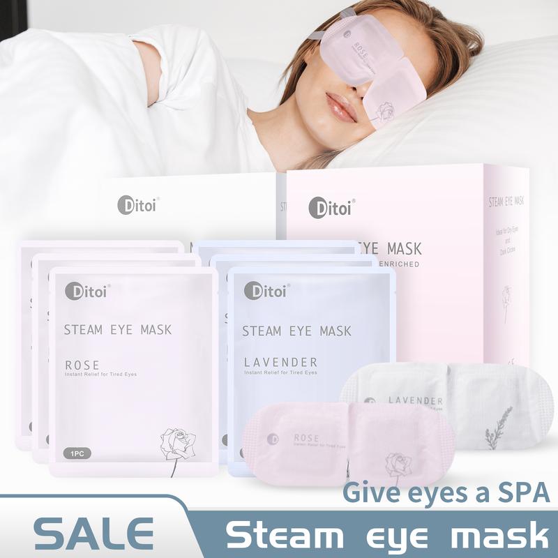 Ditoi Heated Steam Eye Mask For Dry Eyes 20-30 Minutes Self Hot Warm Eye Mask Lightweight Relaxing