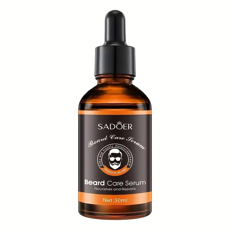 1pc 2pcs Beard Care Serum, Non-Greasy, Moisturizing, Smoothing Formula For Dry Skin And Beard Health