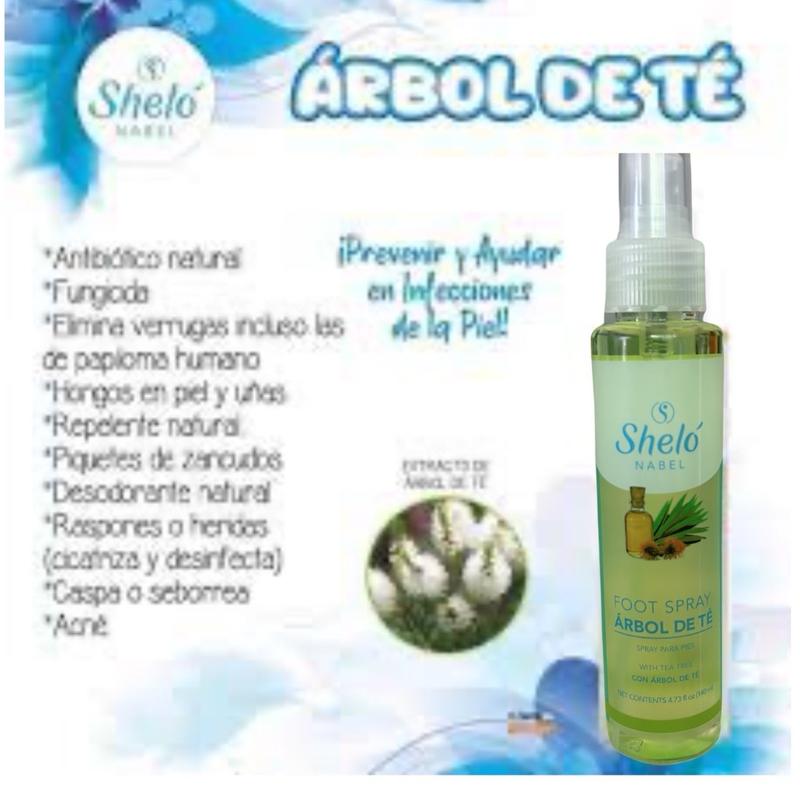 Shelo Nabel Árbol de Té Foot Spray for Soothing Feet