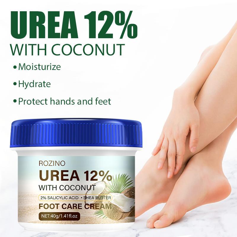 40g Moisturizing Foot Care Cream, Coconut Foot Care Lotion  for Dry Skin, Callus Remover Foot Care Product, Summer Gift