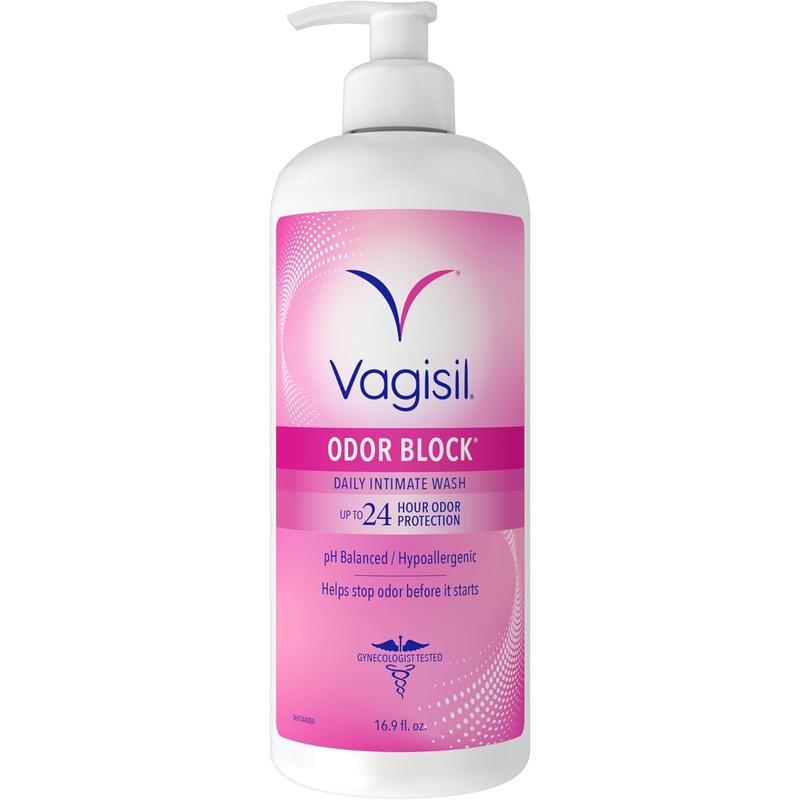 Feminine Wash for Intimate Area Hygiene, Odor Block, Gynecologist Tested, Hypoallergenic, 16.9 Oz with Pump No brand