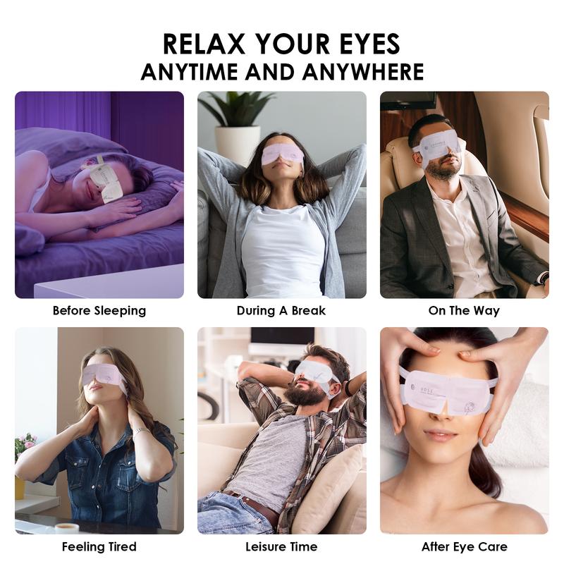 Ditoi Heated Steam Eye Mask For Dry Eyes 20-30 Minutes Self Hot Warm Eye Mask Lightweight Relaxing