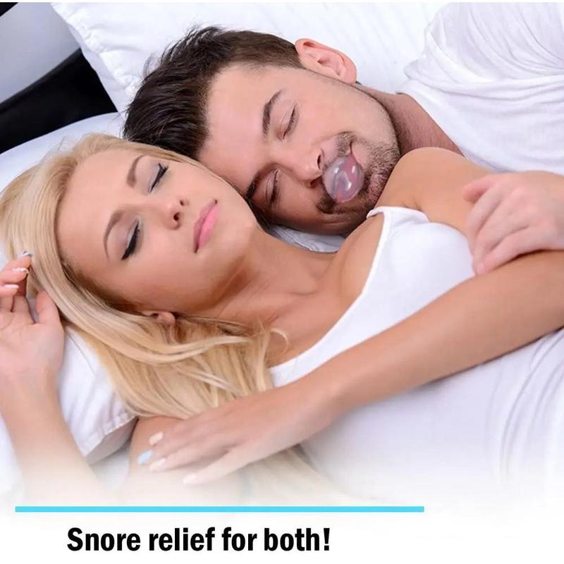 Anti Snoring Mouthpiece Tongue Retainer Helps to Eliminate Snoring Anti Snore Device Silicone Snore Sleep Apnea Anti Ronflement