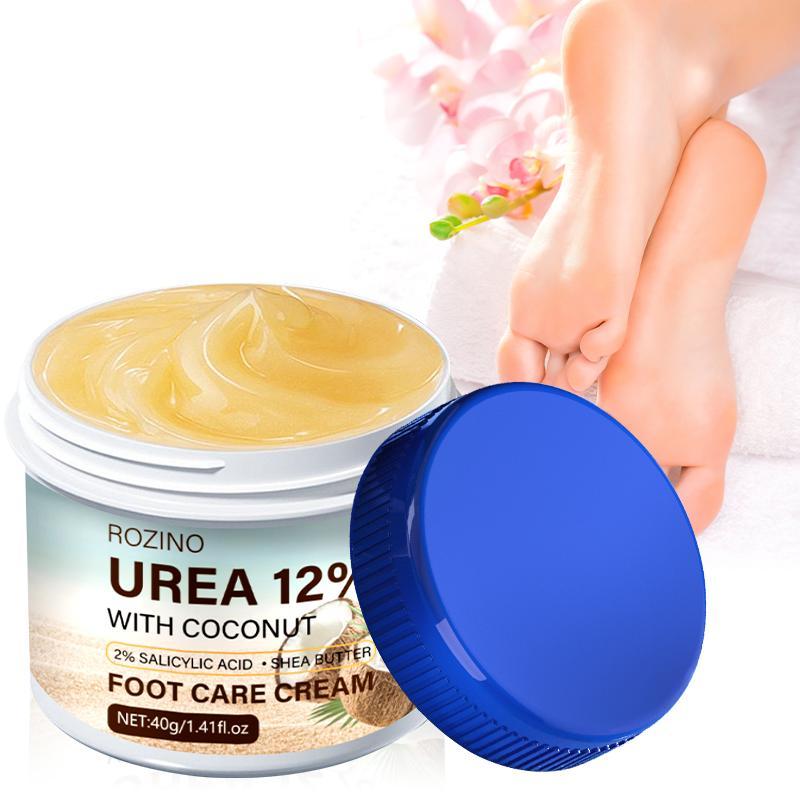 40g Moisturizing Foot Care Cream, Coconut Foot Care Lotion  for Dry Skin, Callus Remover Foot Care Product, Summer Gift