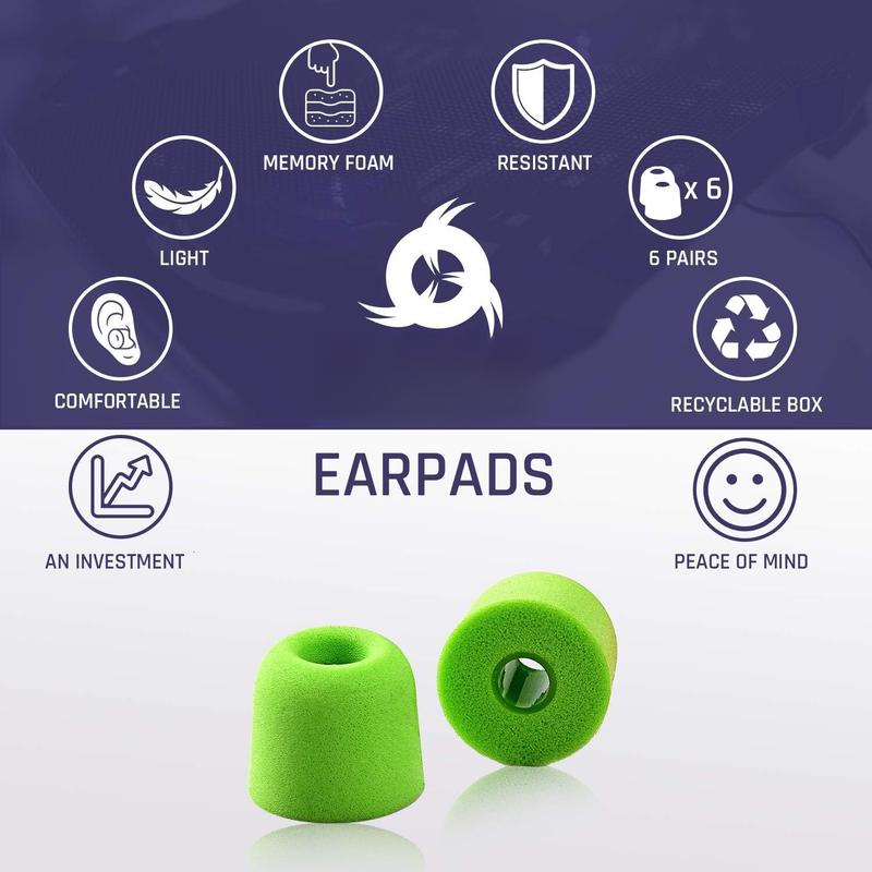 Earphone  Earbud Tips 4.5 mm +  2024 Version + 12 Innovative   Earbuds Tips + Extremely Comfortable + Isolates from Outside Noise + Earphone Tips in 2 Different Sizes