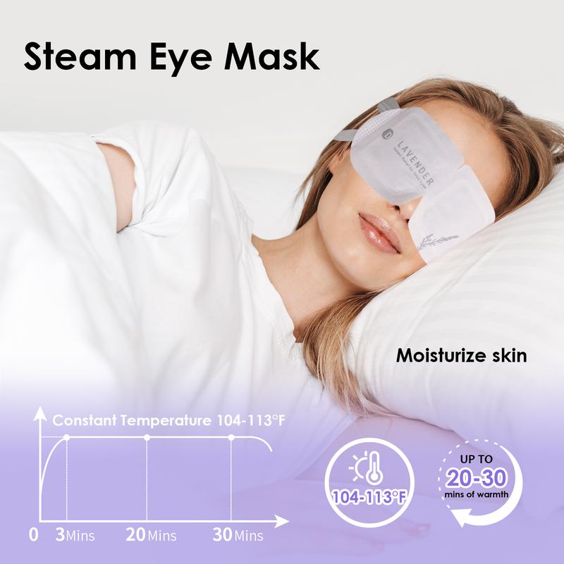 Ditoi Heated Steam Eye Mask For Dry Eyes 20-30 Minutes Self Hot Warm Eye Mask Lightweight Relaxing