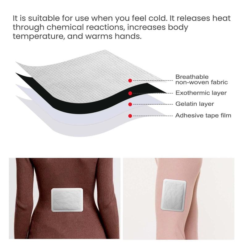 Portable Hand Warmer Pack, 10pcs set Disposable Self Heating Hand Warmer, Winter Warm Patch for Home, Office, Outdoor, Travel