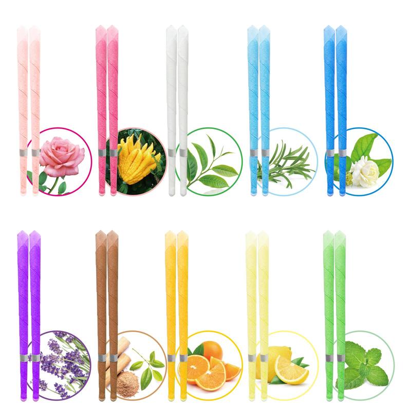 Aromatherapy Ear Candles, 20pcs box Cleansing Ear Candles Tools for Deep Sleeping, Ear Care Product for Women & Men Stress Relief, Manual Ear Wax Remover,  Ear Wax Removal Tool