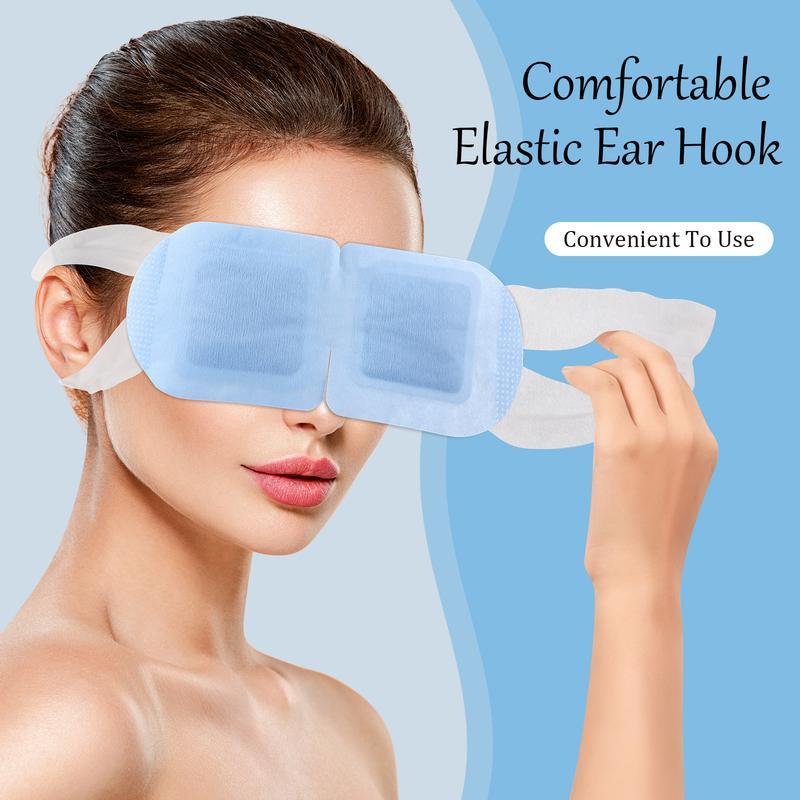 10pcs Steam Eye Mask for Dry Eye Relief, Spa Warming Compression for Relaxing Sleep, Automatic Heating, Reduces Puffiness and Dark Circles