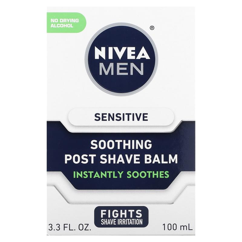 Nivea Men, Soothing Post Shave Balm, Sensitive, 3.3 fl oz (100 ml)