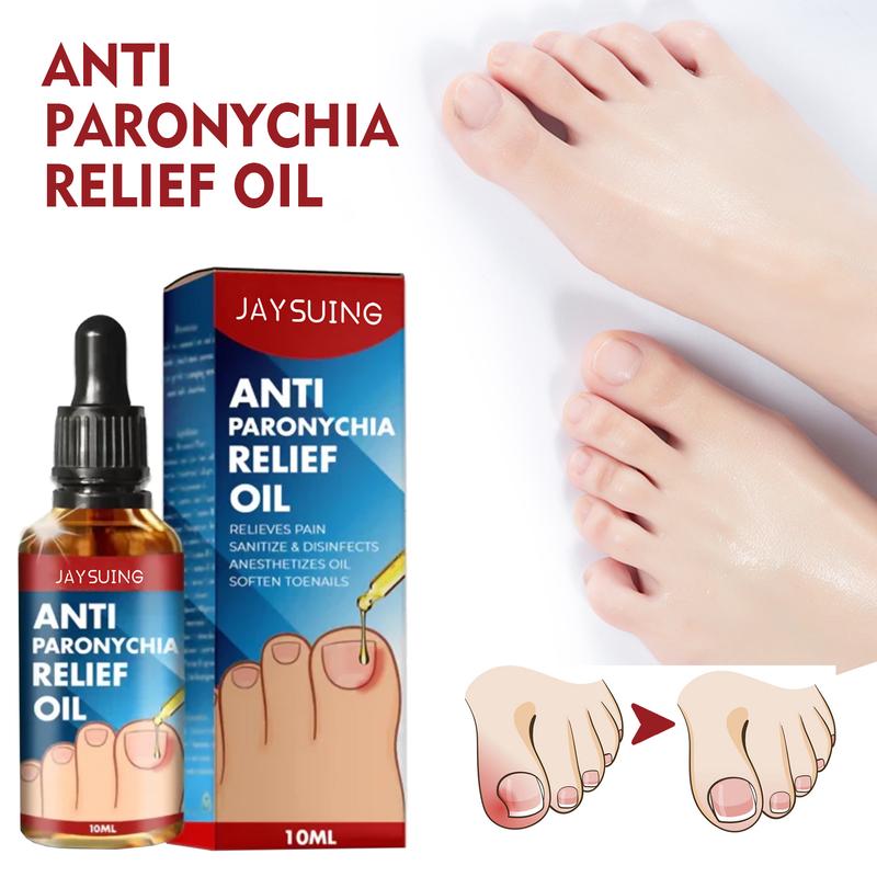 Natural Anti Paronychia Relief Oil, Ingrown Toenail Removal, Correction Treatment Oil for Damaged & Discoloration Nail