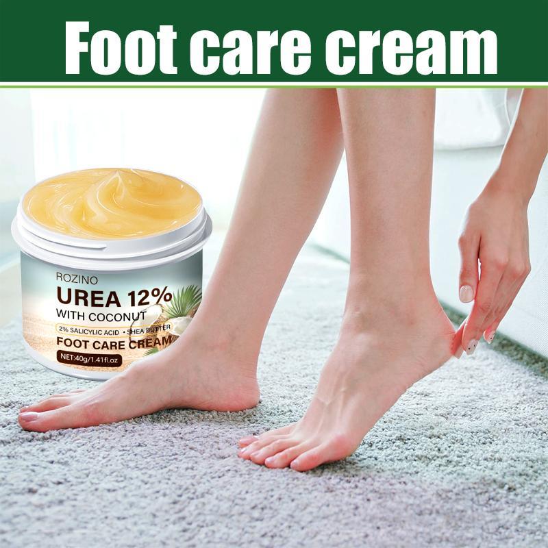 40g Moisturizing Foot Care Cream, Coconut Foot Care Lotion  for Dry Skin, Callus Remover Foot Care Product, Summer Gift