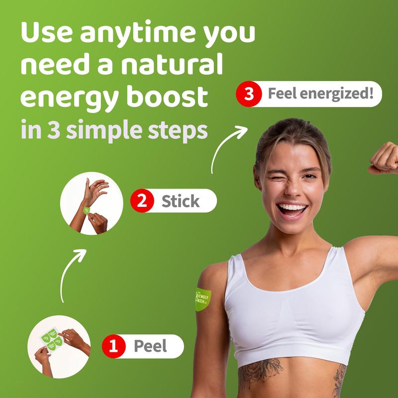 The Friendly Patch Boost energy Patch - Travel 8 Pack