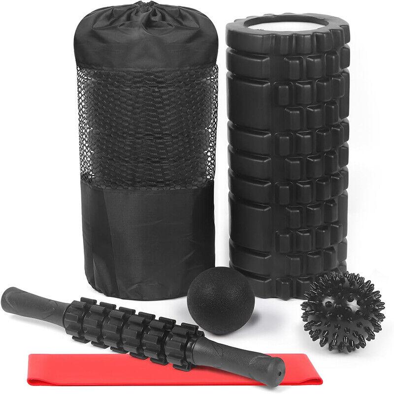 6 in1 Foam Roller Set High Density Deep Tissue Massager for Muscle Massage