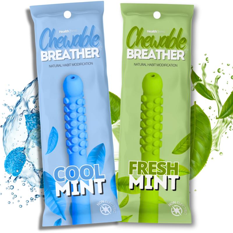 Chewable Breather, Quit Vaping & Stop Smoking Aid | Oral Fixation Relief | Help for Before and After Quitting, Smoking Cessation, Health Aromatherapy Silicone Gift