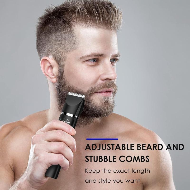 Manscape Electric Razor for Men, Wet Dry Pubic Ball Nose Body  Shaver with LED Light, Body Hair Trimmer with Storage Bag, Womens  Trimmer, Mens Grooming Kit