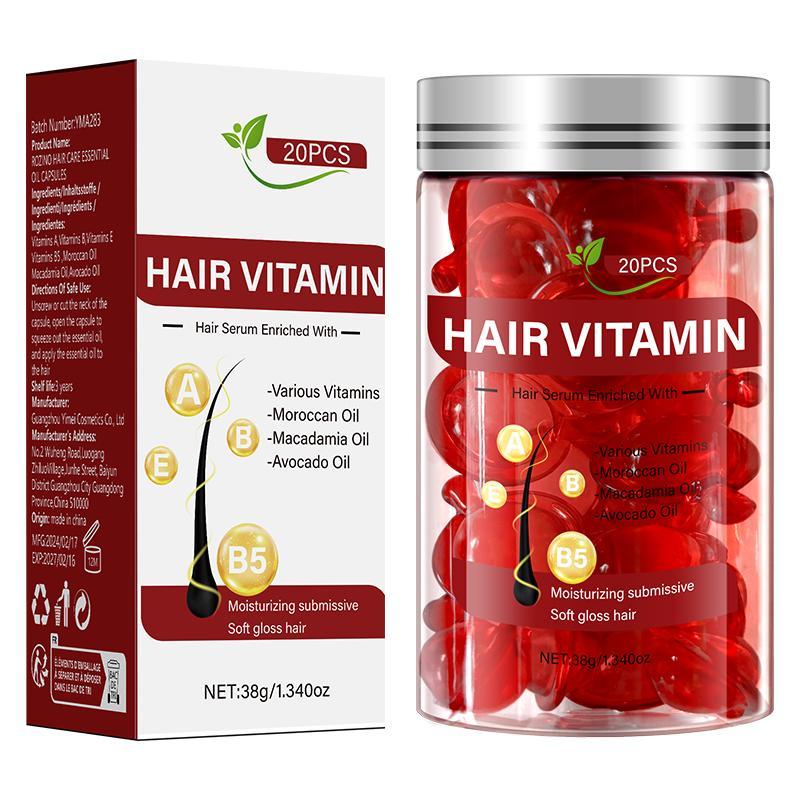 Hair Vitamin Capsule Essential Oil, 1 Box Deeply Nourishing Hair Oil for Christmas Gift, Hair Care & Styling Product for Women & Men