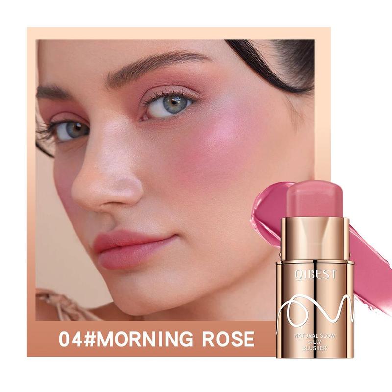 Long-lasting Velvet Blush Stick, Smudge-proof Blush Stick, Easy To Apply and Portable Blush for Natural-looking Cheeks