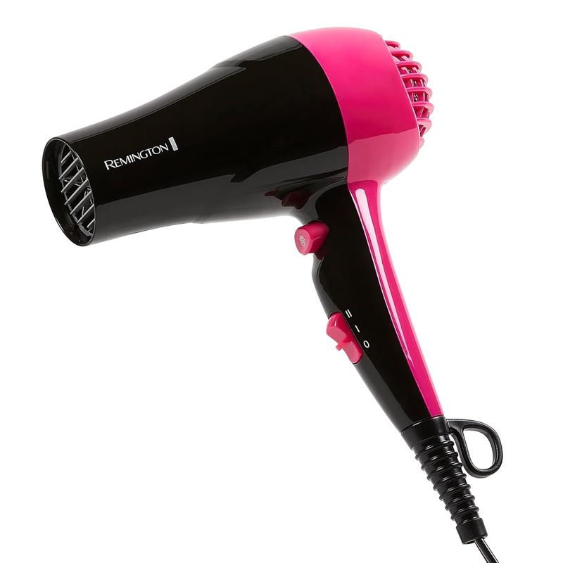 Compact Styler - Small Portable Hair Dryer - Ceramic Hair Dryer with 2 Heat Speed ​​Settings and Cool Button for Smooth Styles - Travel Size Lightweight Handheld Hair Dryer, 1875W