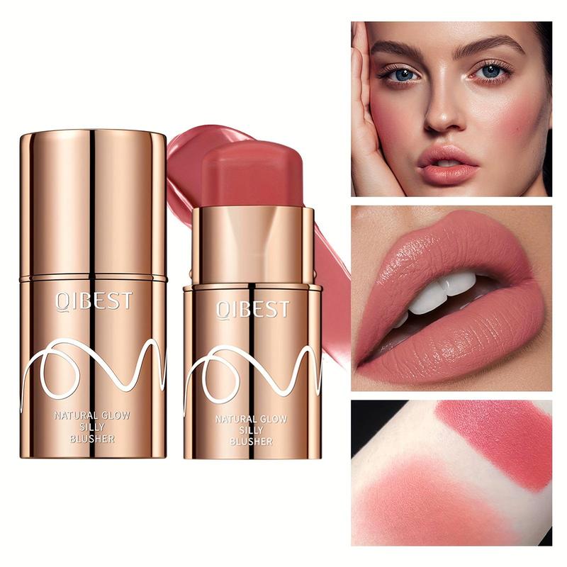 Long-lasting Velvet Blush Stick, Smudge-proof Blush Stick, Easy To Apply and Portable Blush for Natural-looking Cheeks