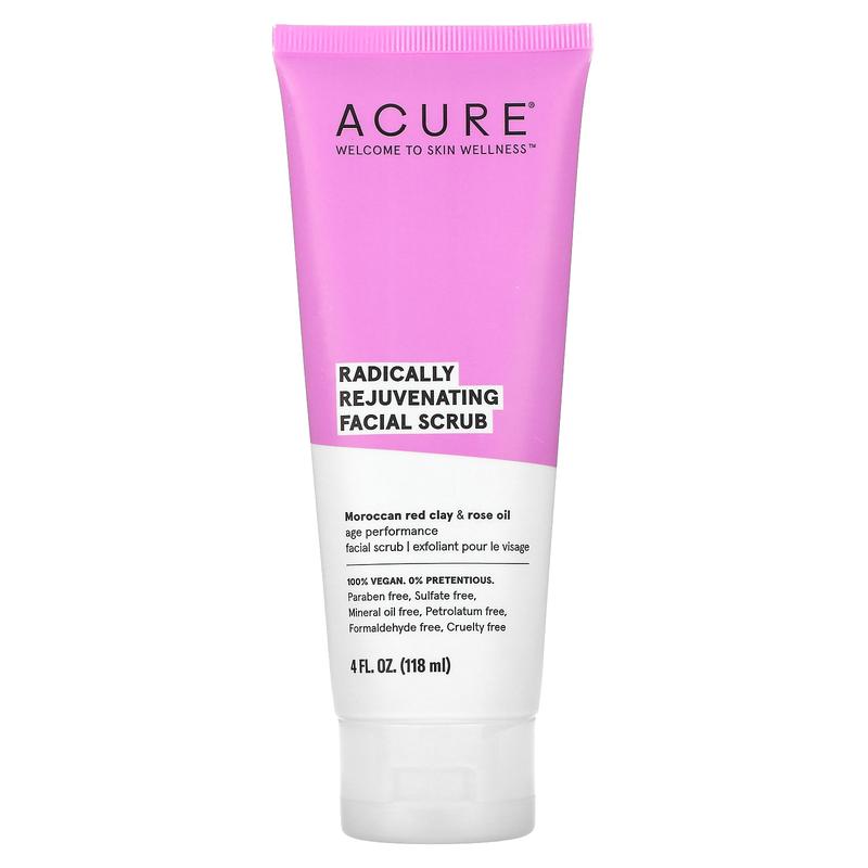 ACURE Radically Rejuvenating Facial Scrub, 4 fl oz (118 ml)