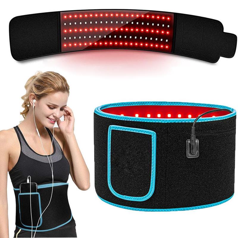 LED Red Light Waist Belt, LED Lighting Body Care Belly Belt, Smart Photon Belt, Body Care Machine for Men & Women, Summer Gifts