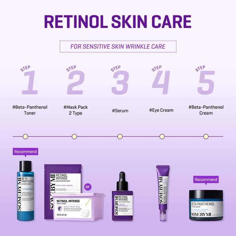 [SOME BY MI] Retinol Intense Advanced Triple Action Eye Cream - 1.01Oz, 30ml - Mild Overnight Korean Anti-Aging Eye Cream for Dark Circles and Fine Lines - Ideal for Retinol Beginners - Korean Skin Care