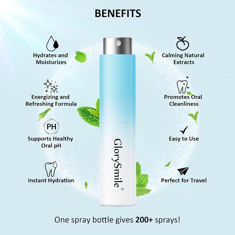 GlorySmile Oral Spray - Mouth Spray Oral Refreshing Long-Lasting Freshness, Pocket-Sized Convenience Breath Spray