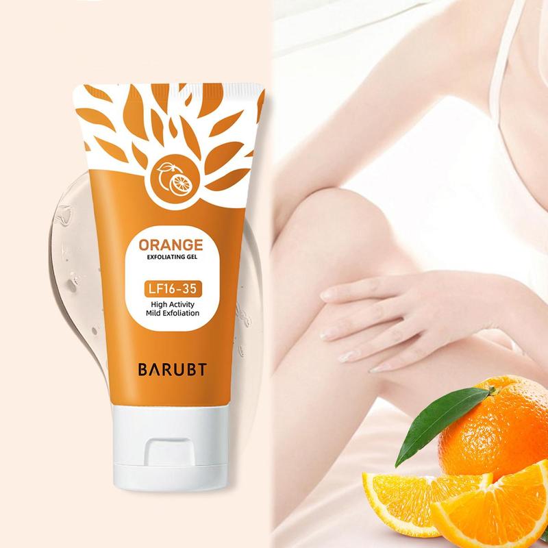 [$14.99 Get 2 Pack] OrangeExfoliating Gel Scrub Face BodySkin,Natural Orange Peeling Gel FaceScrub,Deep Cleansing MoisturizingFacial Exfoliator, Orange ExfoliatingScrub